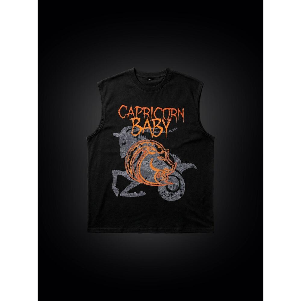 Rebel Cut Sleeveless Tee – Onyx